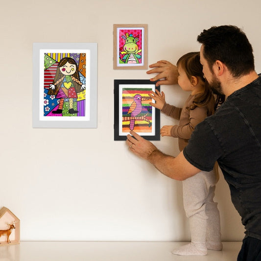 Kids Wooden Picture Display